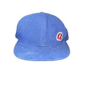 Atlanta Braves Hat Cooperstown Mini Logo New Era 7 1/8 MLB Fitted Baseball Cap
